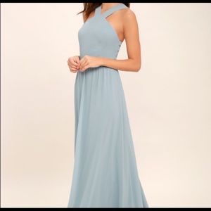 Lulu’s light blue maxi dress